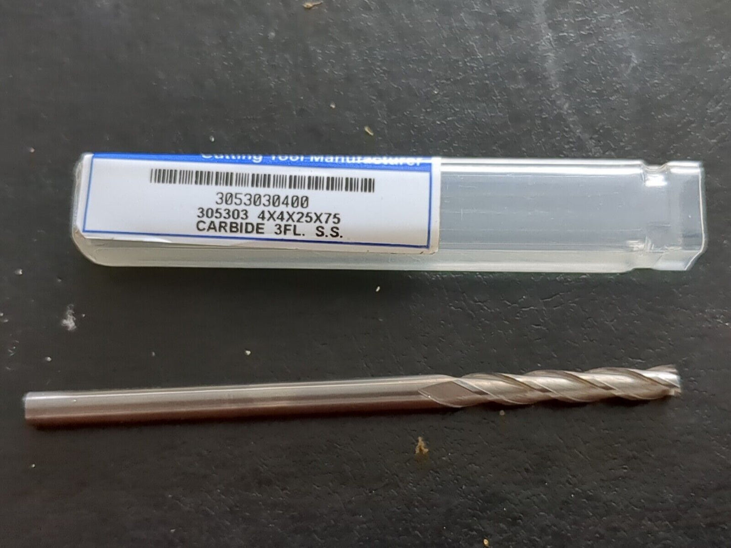 4mm Carbide Slot Drill 3 Flute x 75mm, Europa