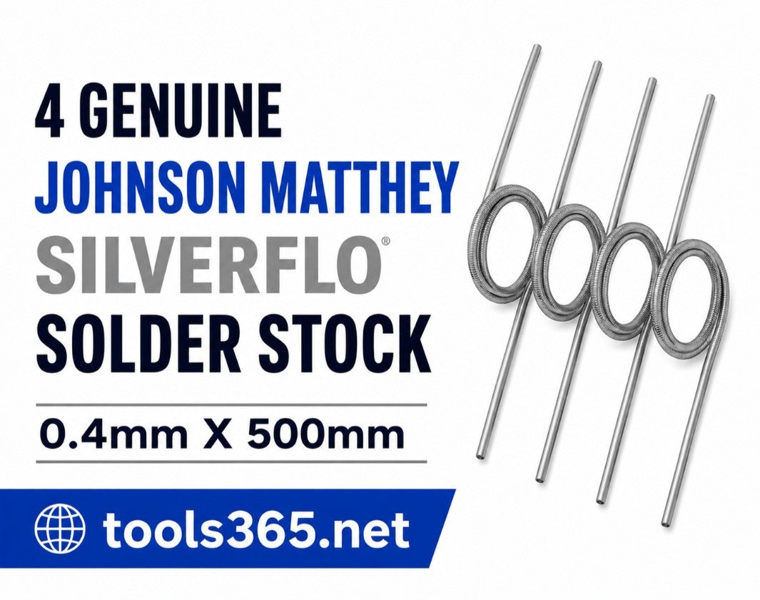 4 X 0.4mm X 500mm Silverflo 55 Genuine Silver Solder Wire. UK Shipping Now !