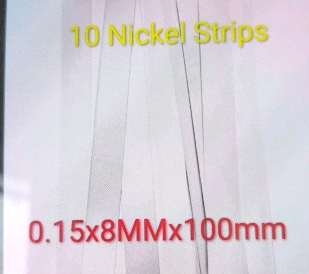 Nickel Anode Strips (10) 0.15x8MMx100mm For Nickel Electroplating Solution#