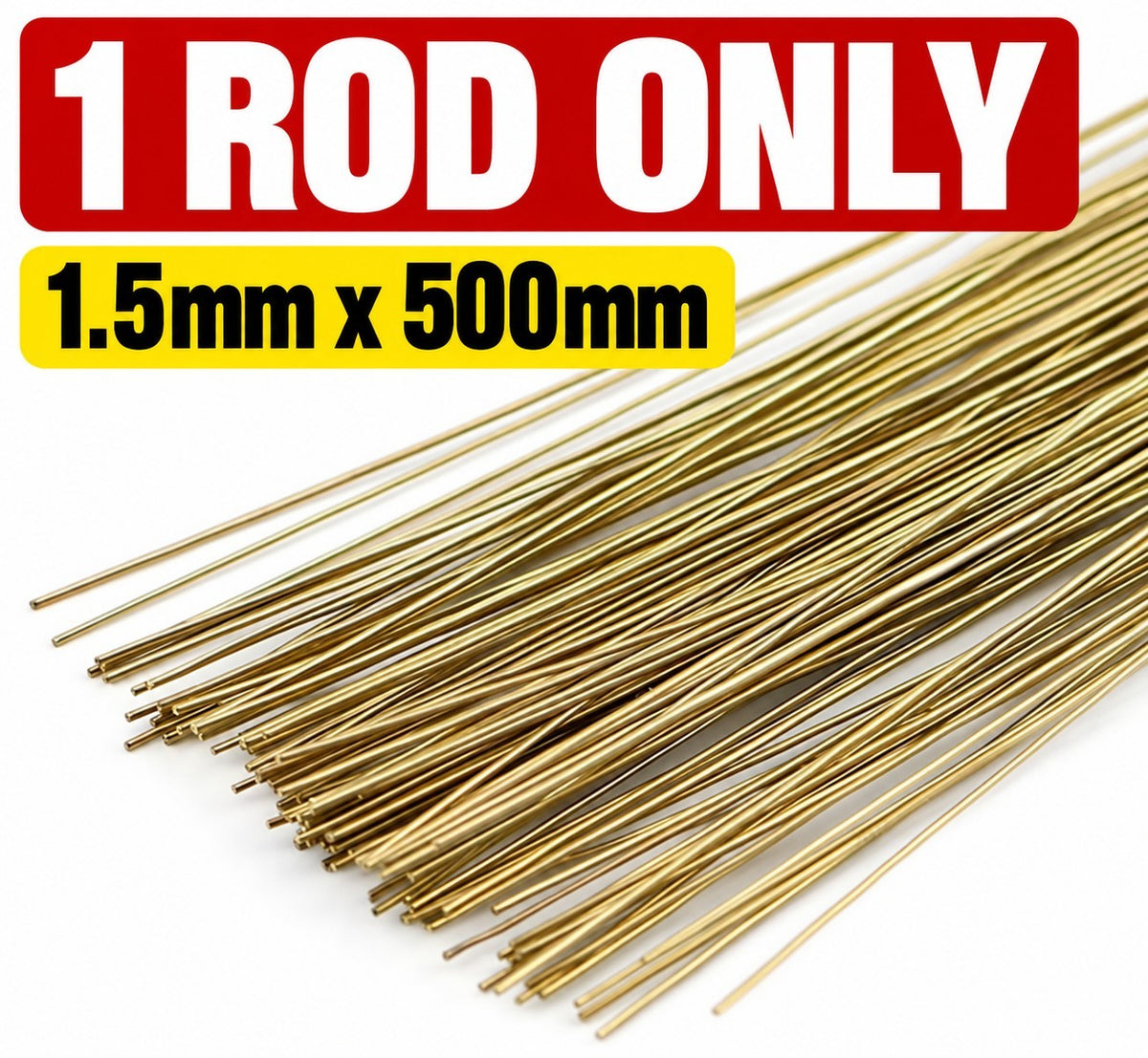 1 Piece Silver SOLDER 1.5MM x 500mm Rod, Immediate Despatch