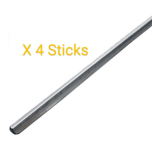 4 Pieces Of 60/40 Tinsmans solder sticks. Fry's. 850gm Approx.
