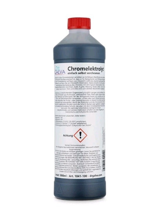 Chrome Electroplating Solution 1 Litre