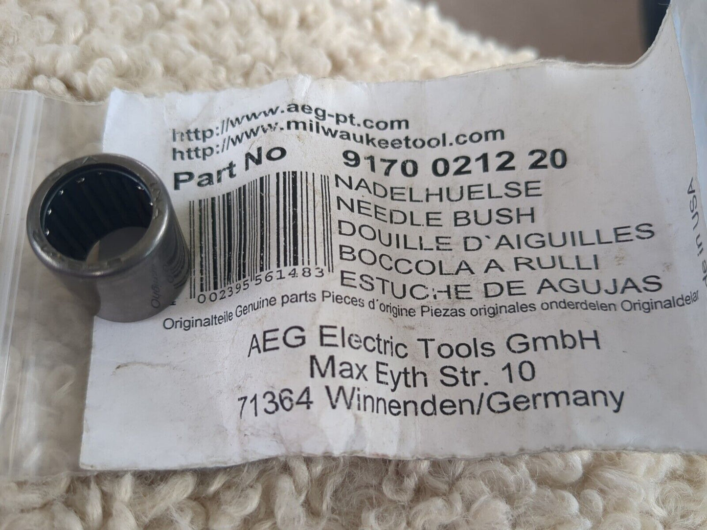 Kango 9170021220 Bearing. Suits Kango Also , Atlas Copco Breakers.