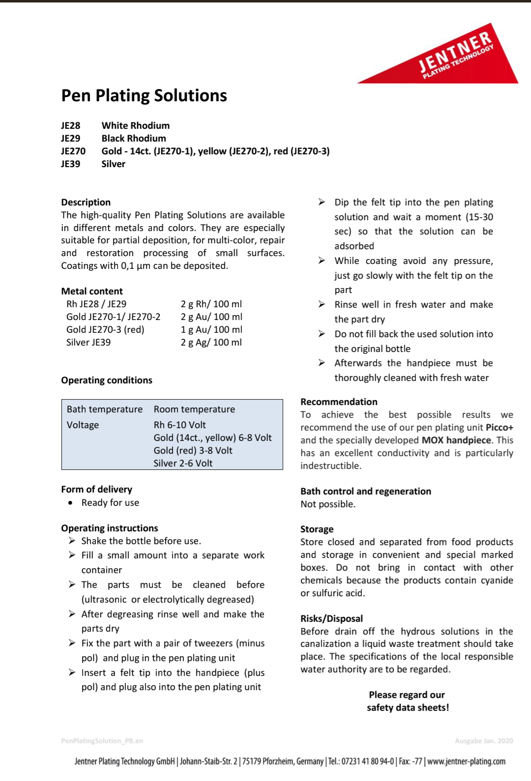 Gold Pen Plating Solution 14k -10ml Electroplating