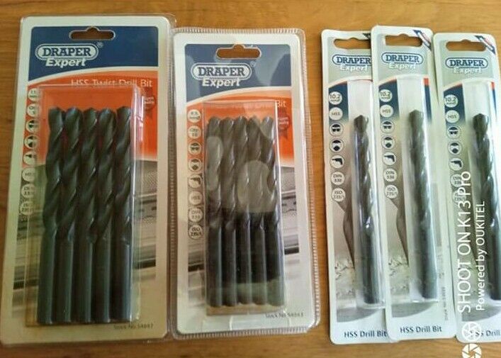 Drill Bits HSS 10 X 9.5mm Diameter5 X 11.5mm Diameter,3 X 10.2mm Diameter