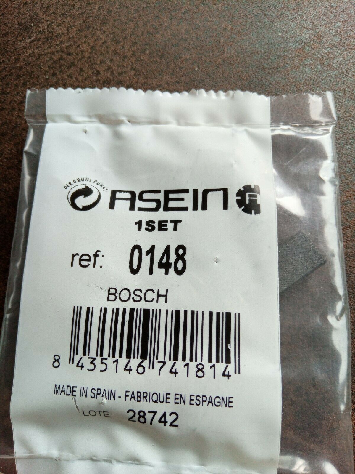 Asein Carbon Brushes 0148 for Bosch Power 5x8x15 1.617.014.117 & 2.604.321.920
