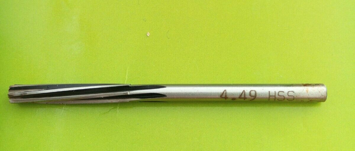 Straight Shank Machine Reamer 4.49mm H7 Cobalt- Toolex(Swiss Brand)