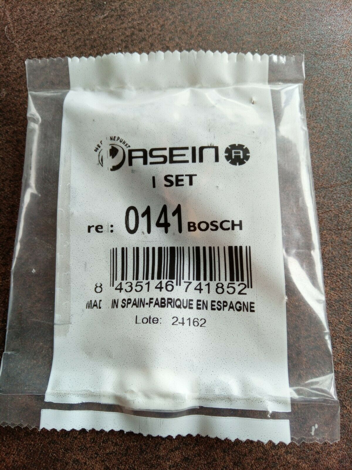 Asein Carbon Brushes 0141 for Bosch Powertools - 5 x 8 x 17 2.604.320.908