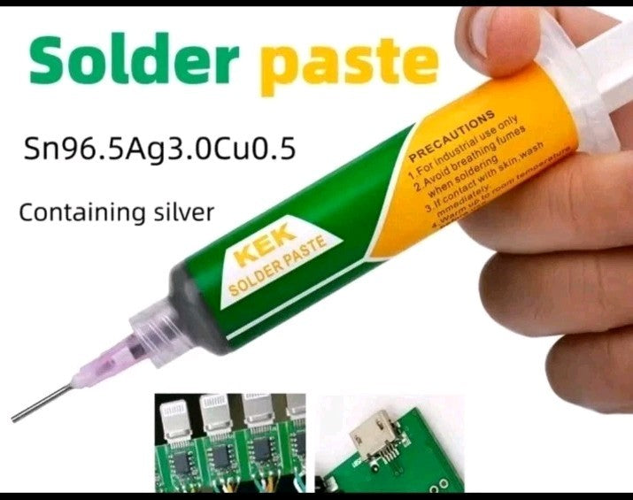 Silver Solder Syringe Paste 30gm