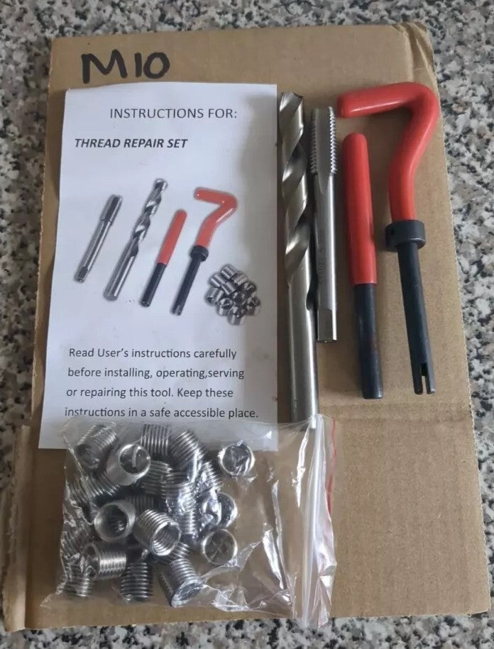 m10 x 1.5 thread repair kit