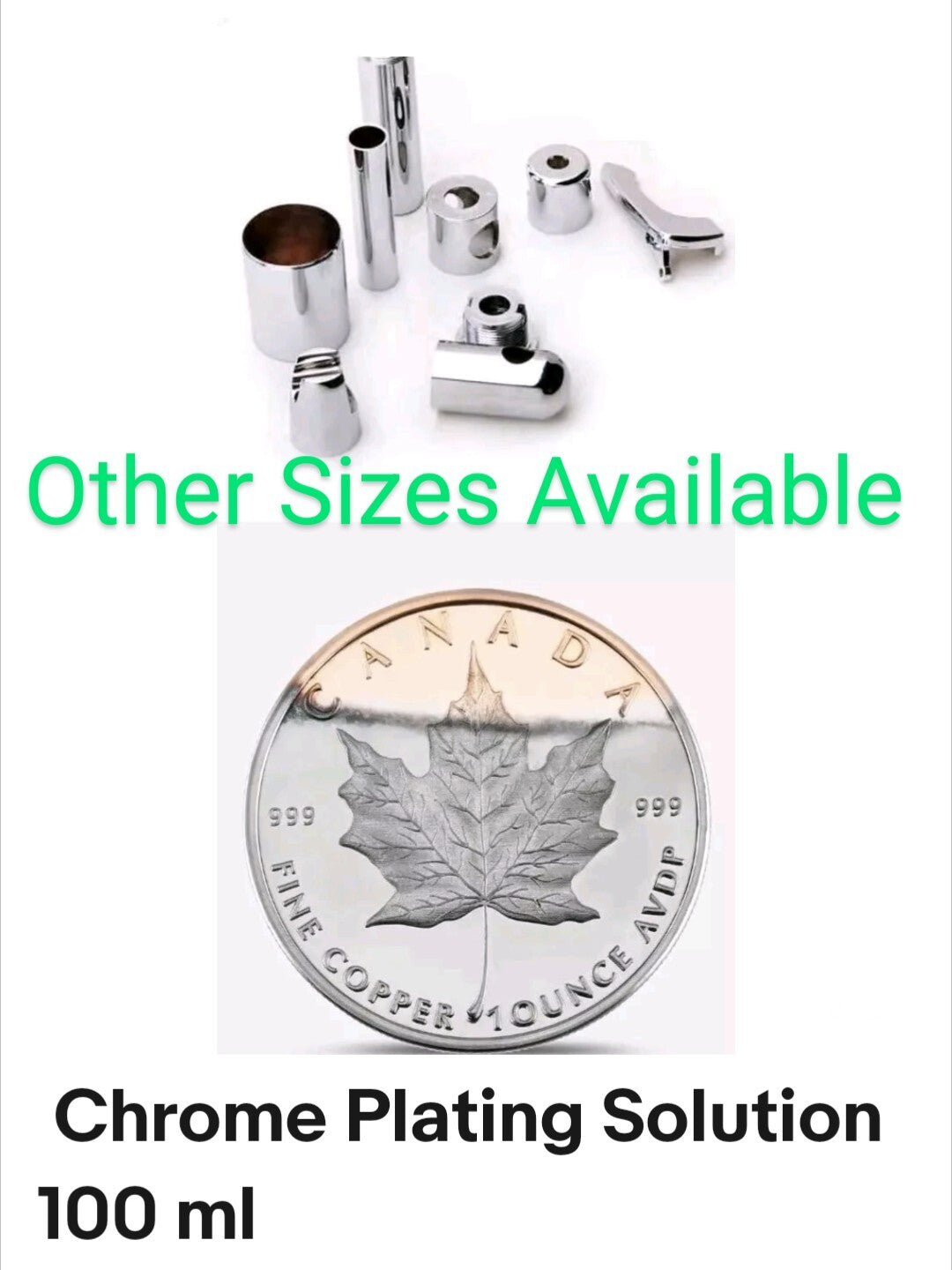 Chrome Plating Set Up. Solution, DC Transformer & Anodes, Instructions.