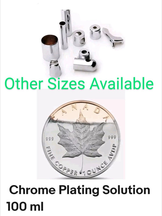 Chrome Plating Set Up. Solution, DC Transformer & Anodes, Instructions.