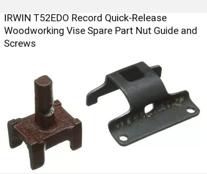 IRWIN T52EDO Record Quick-Release Woodworking Vice (Half-Nut, Guide &.Screws)