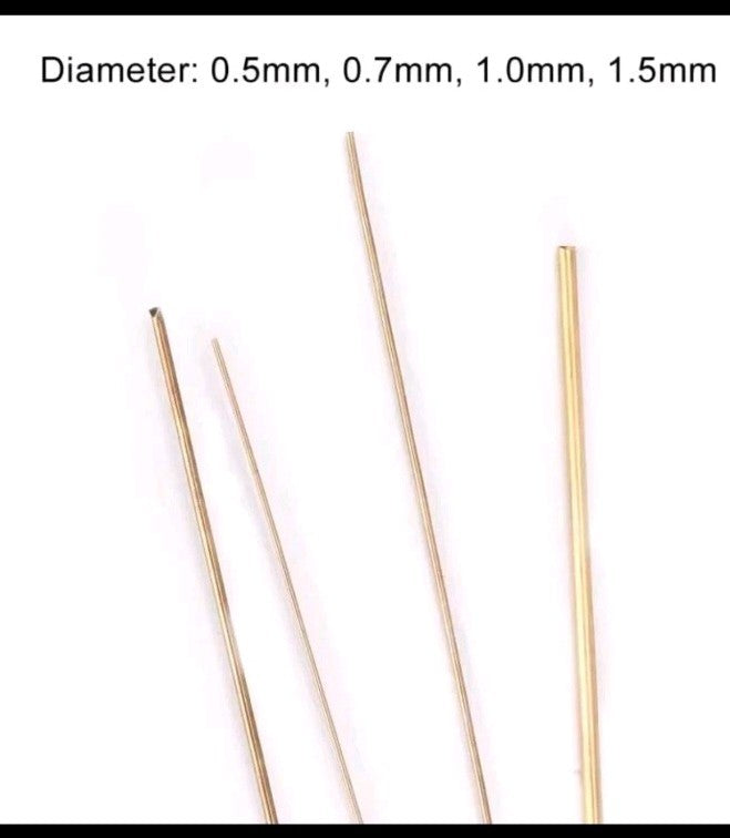 4Pcs 0.5/0.7/1.0/1.5mm Silver Welding Rods 500mm Long Each coiled up