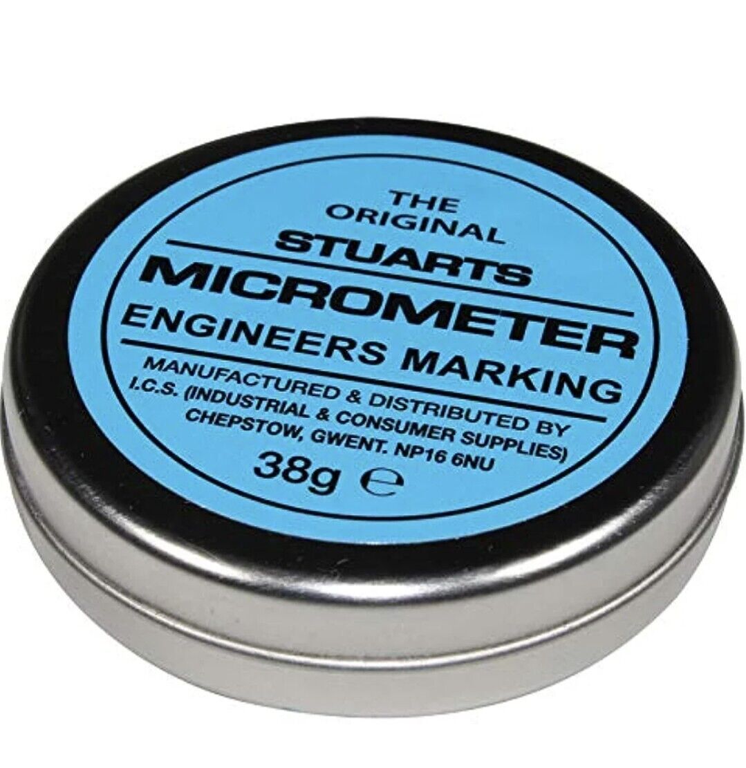 Stuarts Micrometer Blue Tin 38gm. The Original.