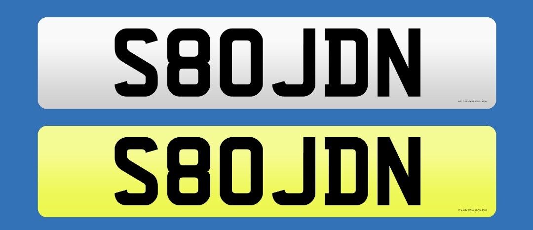 Private Registration S80 JDN