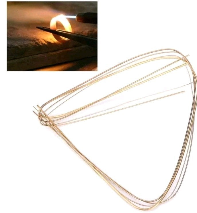 4Pcs 0.5/0.7/1.0/1.5mm Silver Welding Rods 500mm Long Each coiled up