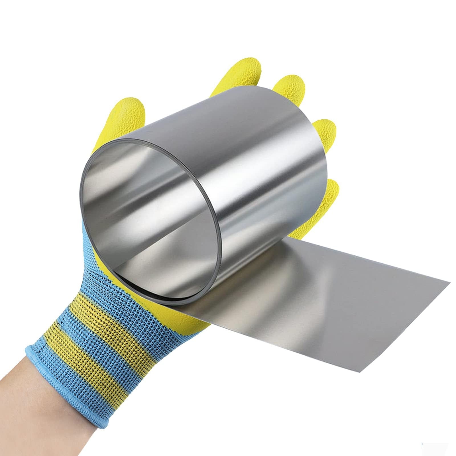 304 Stainless Steel, 0.1mm Thick X 100mm Wide X 500mm Long. Shim