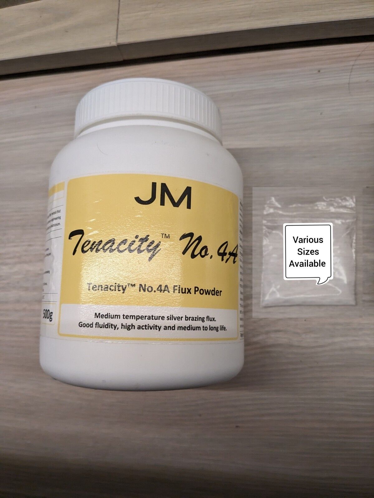 Tenacity 4a Flux 50gm. Small And Large Quantities Available.