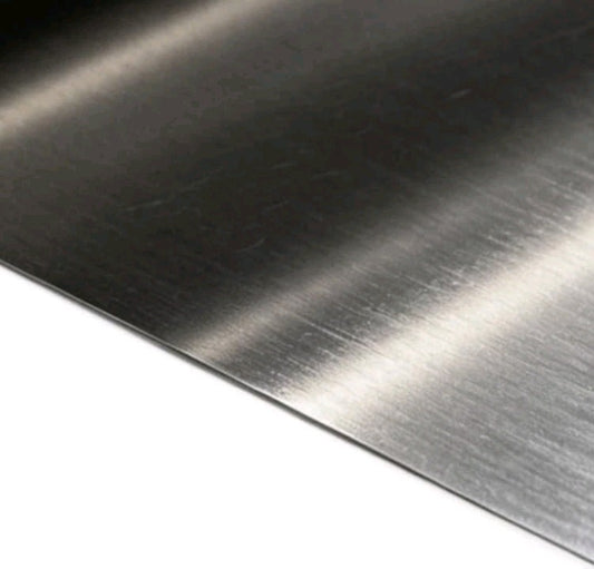 304 Stainless Steel, 200mm Wide X 0.1mm Thick X 1000mm Long. Shim