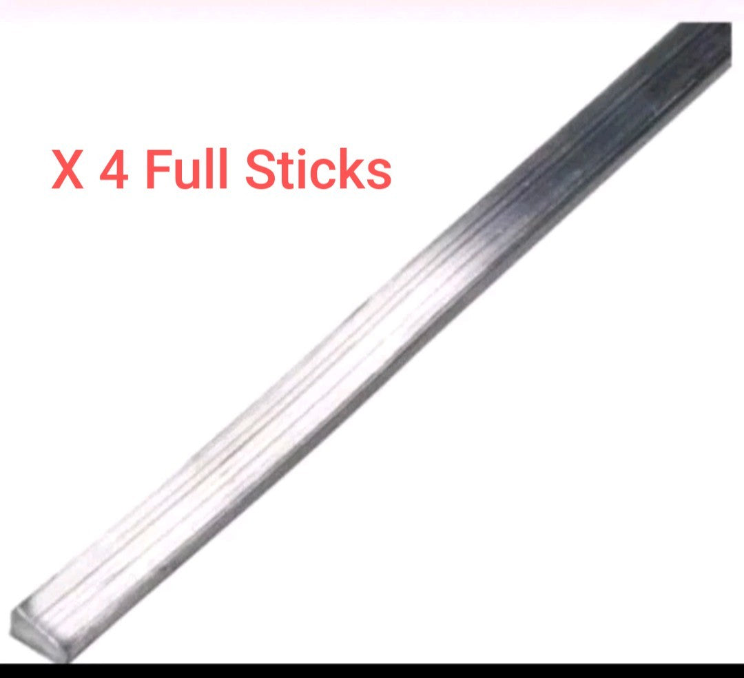 4 Tinsmans Solder Sticks, 400mm Long Approx 900gm, 4 Sticks