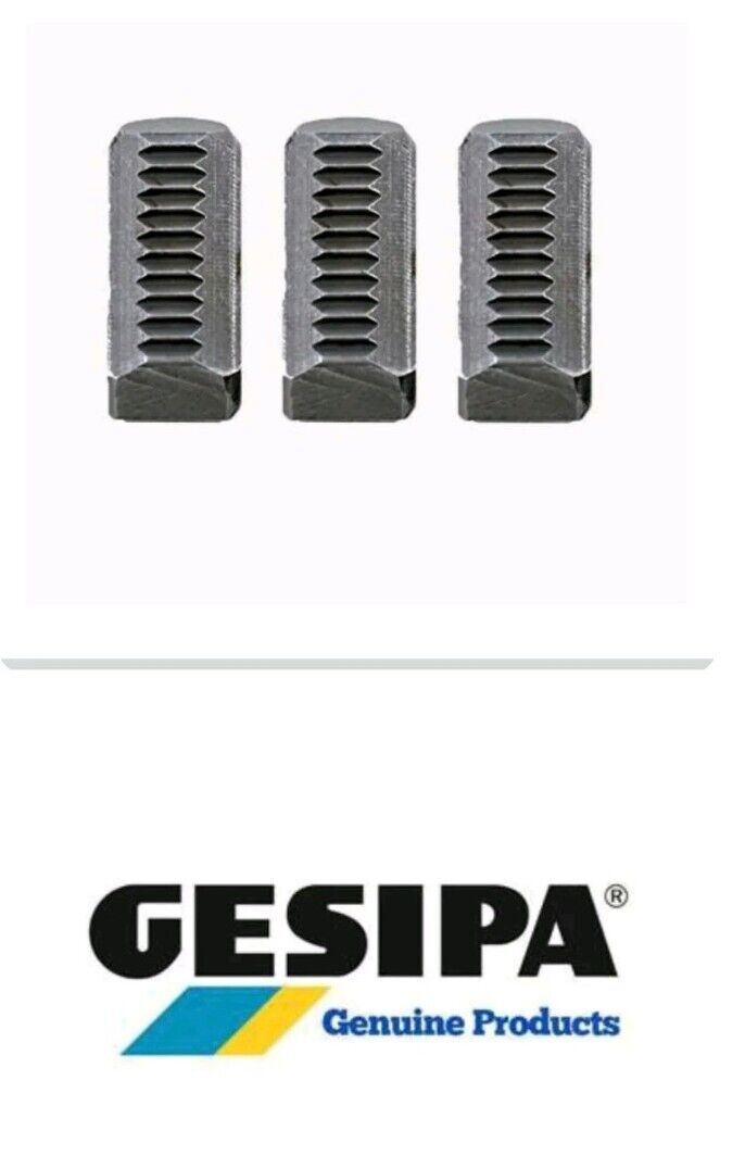 Gesipa 1435568" Taurus Replacement Chuck Jaws Set, Grey, Set of 3 Pieces