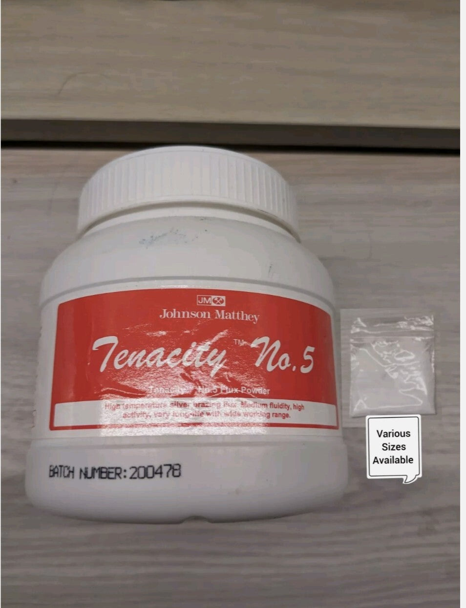 Tenacity No 5 Flux 10gm (Supplied In A Bag NOT A TIN)