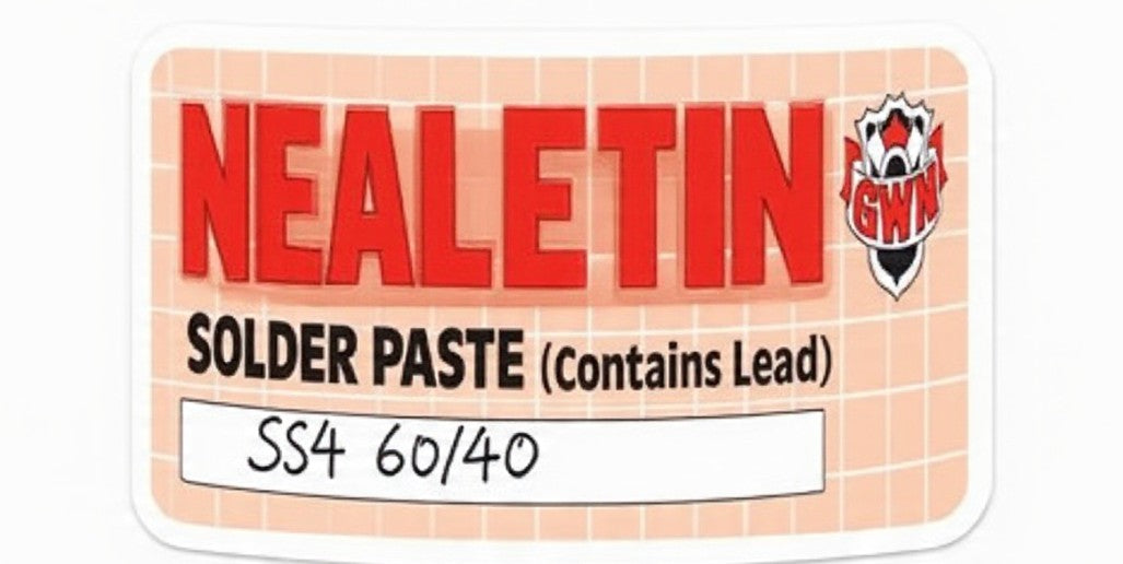 Nealetin Solder Body Paste 10gm (Supplied In A TIN)