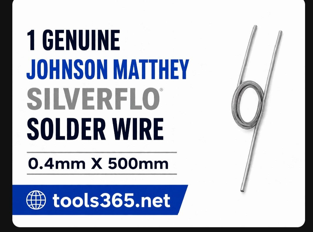 SILVERFLO 55% SOLDER Wire, 0.4MM x 500mm Long. (Coiled For Posting)