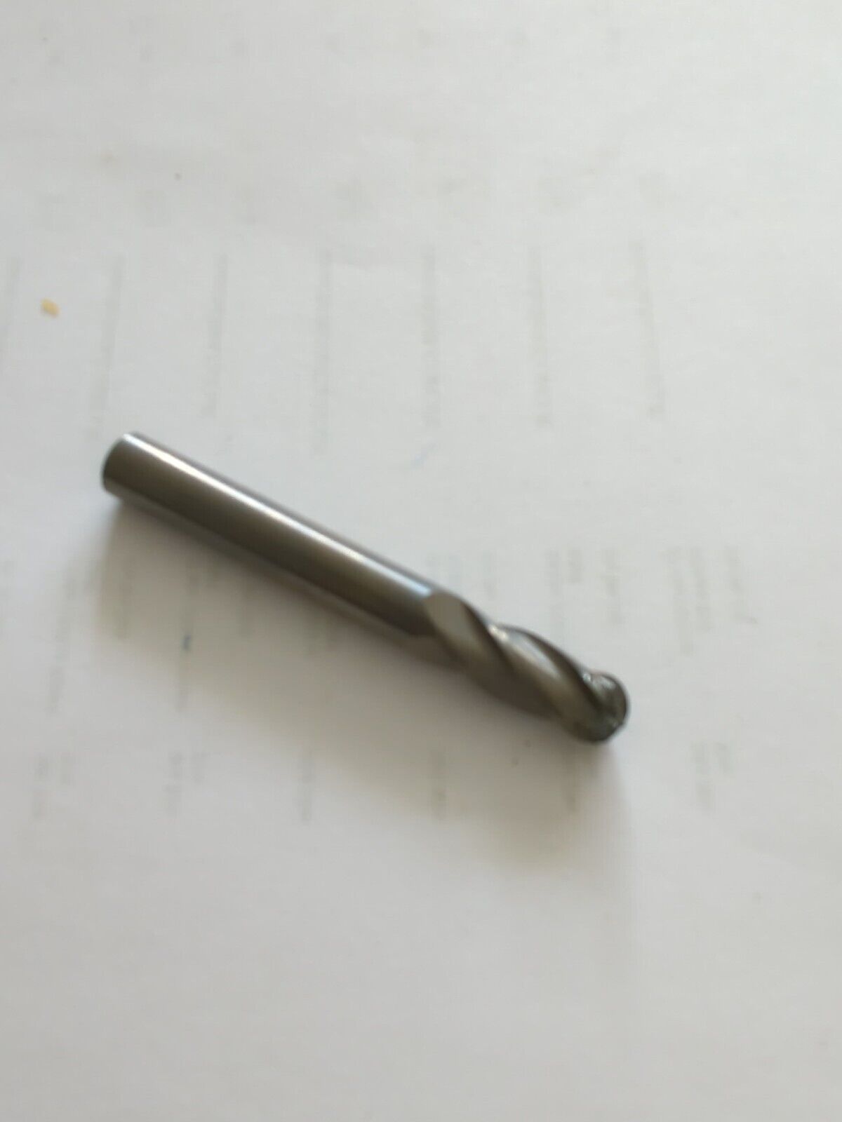 8mm Carbide Slot Drill 4 Flute x 65 Ball nose