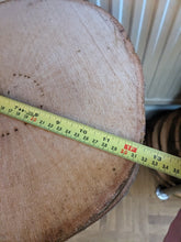 Lade das Bild in den Galerie-Viewer, Hardwood Log Slices 12-14&quot; Diameter 
.

12-14&quot; Diameter, 1-2&quot; thick. Unseasoned. Perfectly Flat.
