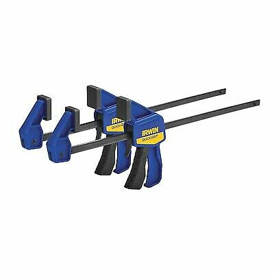 IRWIN T54122EL7 Quick Grip 12 Inch Mini Trigger G Clamps - Pair(2)