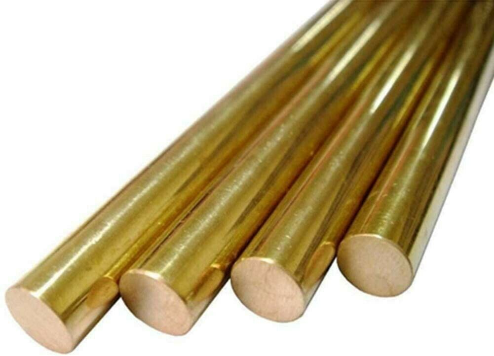 Brass Round Bar/Rod  CZ121 - 4mm Solid Brass Bar x 500mm