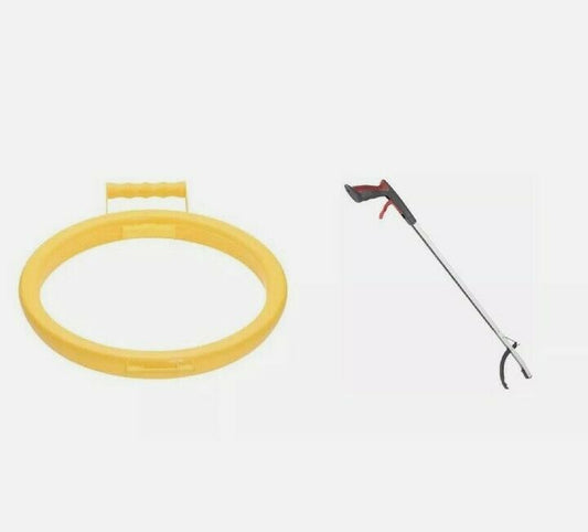 Handi Hoop & Litter Picker Disability Grabber Reach Tool.