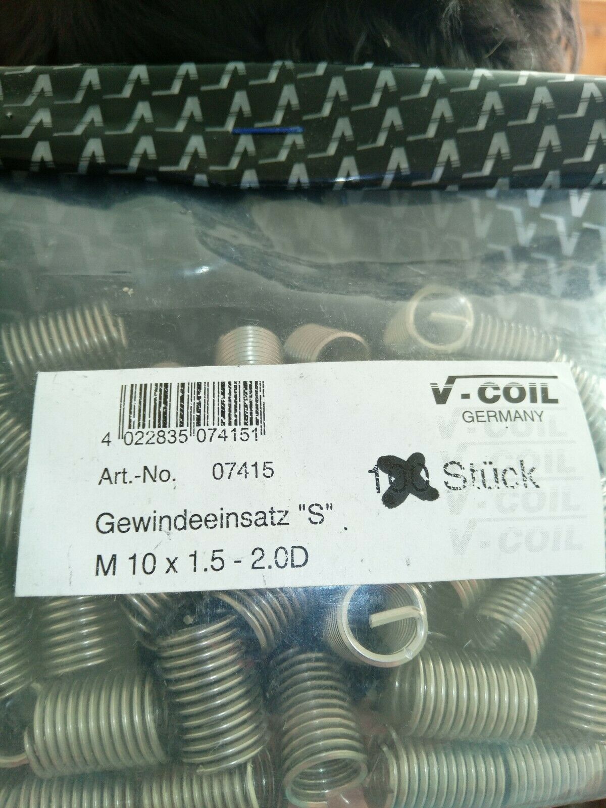 M10 X 1.5 X 2.0 D WIRE INSERT