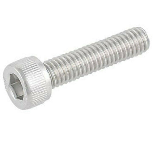 M6 x 25 cap head bolts screws (200's) BZP Plated